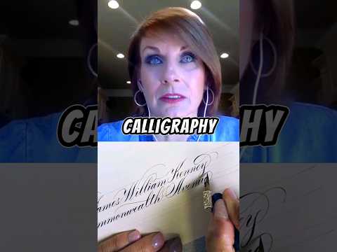 How Did Suzanne Cunningham start Calligraphy ?? #calligraphy #calligraphermasters #copperplate