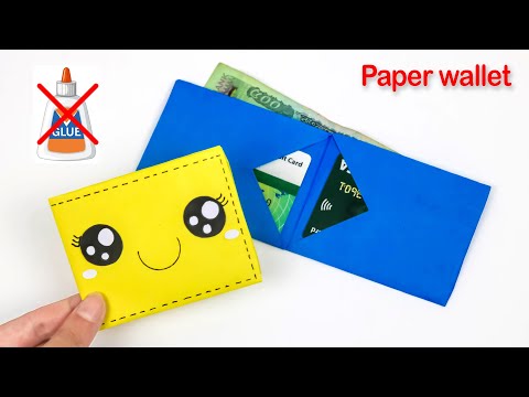 Paper wallet easy - Easy paper gift / Paper gift bag -  Paper craft