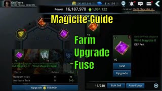 Darkness Rises Tips and Tricks: Magicite Guide - Upgrading, Fusing, Farming Magicite