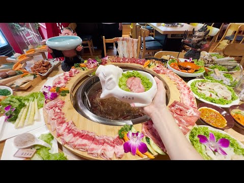 $21 All you can eat Hotpot Buffet at Ming Tang Jiu Gong Ge in Bugis Cube Singapore