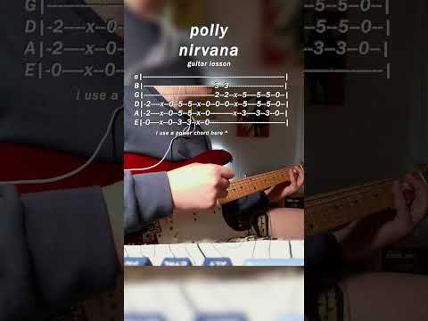 Polly Guitar Lesson #polly #nevermind #guitarlesson