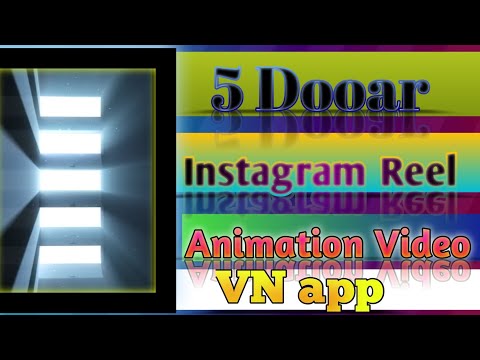 5 Doors animation|| name art video||Instagram reels||tutorial video#instagramreelsediting#techtushar