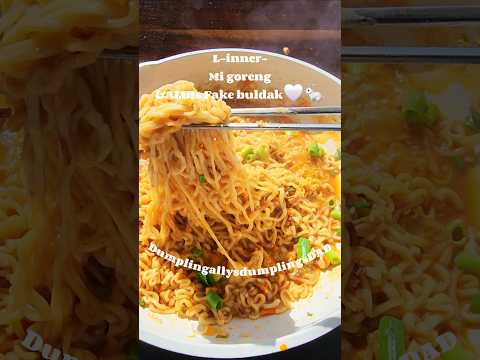 Mi goreng& Fake buldak??! Would you eat this!!?#asmr #foodasmr #asmrfood #migoreng #notbuldak