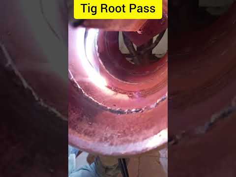 Tig root pass #welding #tigwelding #youtube #shorts #tigwelder #youtubeshorts #tig