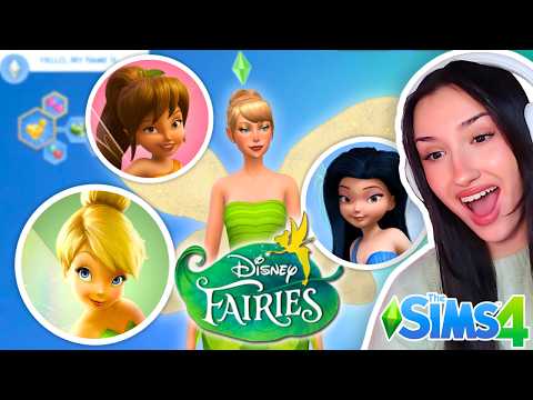 making the PIXIE HOLLOW FAIRIES in The Sims 4