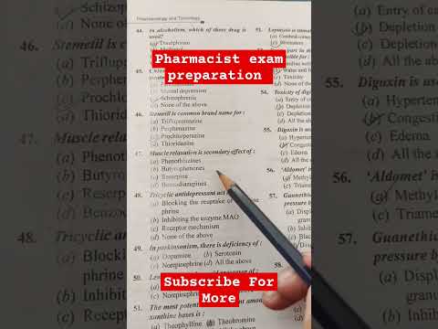 Pharmacist Exam Preparation | DSSSB, OSSC #dsssb @pharmamcq #osssc #ossc #neet