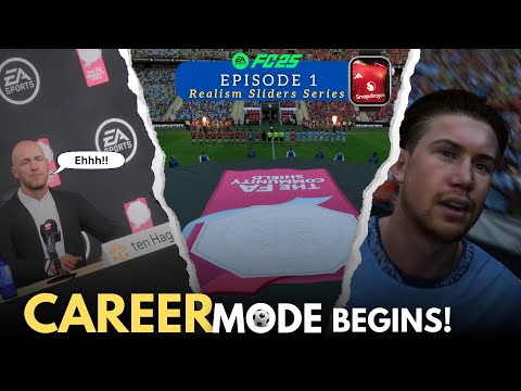 [TTB] #EAFC25 CAREER MODE EP1 - REALISM SLIDERS, SETTINGS, COMMUNITY SHIELD, AND MORE!