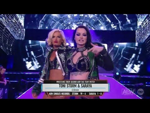 Toni Storm & Saraya Entrance: AEW Rampage, Feb. 3, 2023