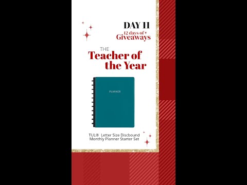 The Teacher of the Year Giveaway