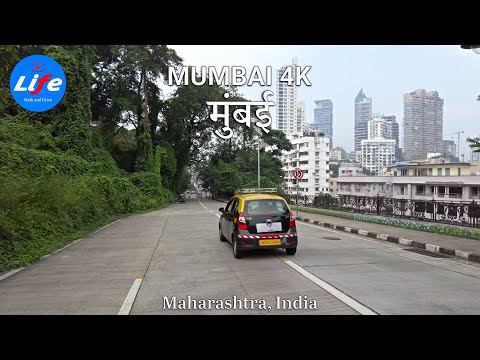 Riding in Mumbai City - Malabar Hill to Vikhroli | INDIA 4k HDR