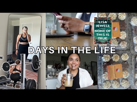 VLOG // Productive work from home days, creating content + working with a personal trainer