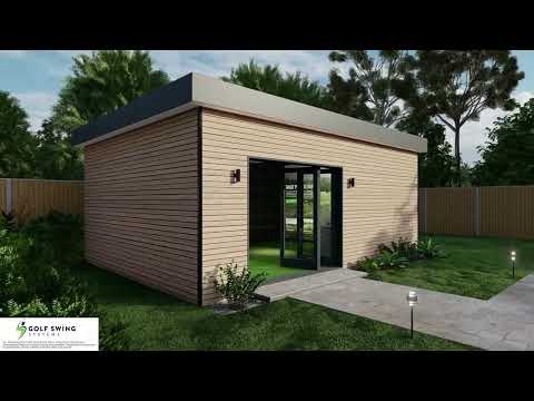 The Muirfield Garden Room with Flat Roof Walkthrough - Golf Swing Systems