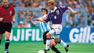 中田 英寿 - Hidetoshi Nakata vs Argentina -  World Cup 1998