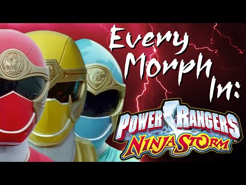 EVERY 'Power Rangers Ninja Storm' MORPH EVER