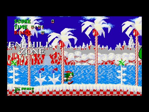 Sonic 1 Xmas Android MD.emu Gameplay Xiaomi 11T Pro 12RAM Snapdragon 888