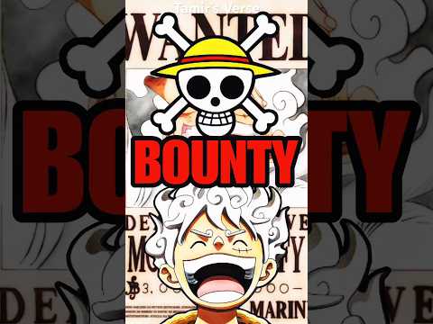 These Bounty Updates Will Shock The One Piece World! #anime #onepiece #luffy #shorts