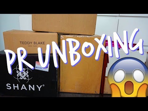 Pr Unboxing Haul Ft Covergirl,Teddy Blake,Benefit & More!!!!