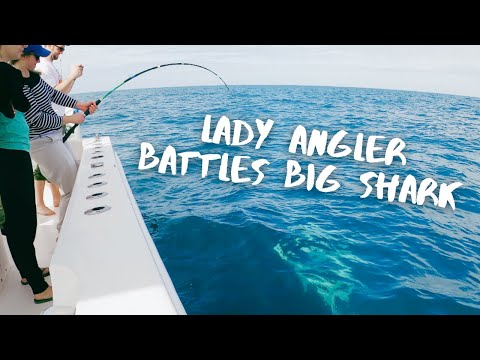 LADY ANGLER GOES TO BATTLE