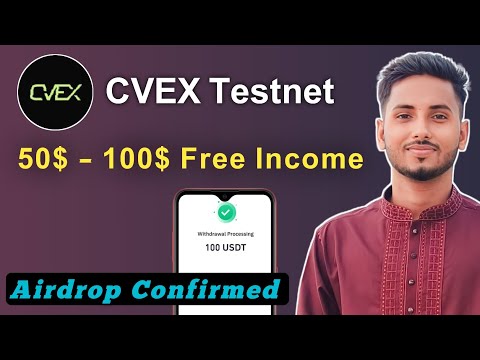 100$ - 150$ Confirmed Profit  Airdrop | CVEX Testnet  | Online Free Income Bangla 2024