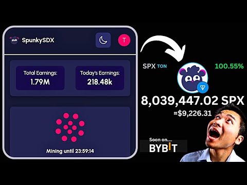 SpunkySDX Mining - How To Withdraw Spunky SDX Meme Coin | Free Mining Airdrop 2024