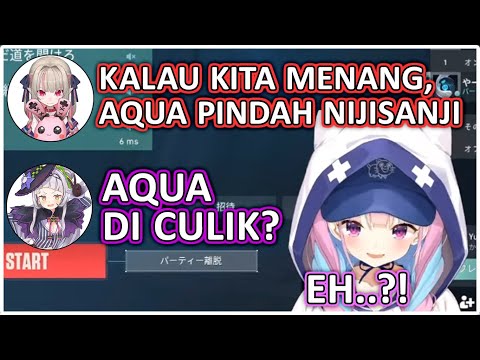 SHION & AYAME Tetap Santai Meski Mendengar AQUA Yang Mau Diambil Member NIJISANJI | (Hololive Clips)