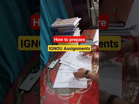 How to write Ignou Assignments !! how to make ignou assignment front page!!