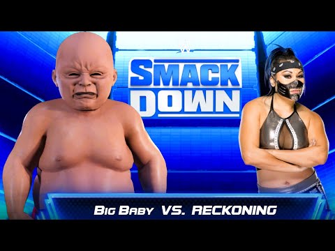 LIVE WWE Match Big Baby Vs Reckoning | Baby Is Back | WWE Raw Fight Live Part 169