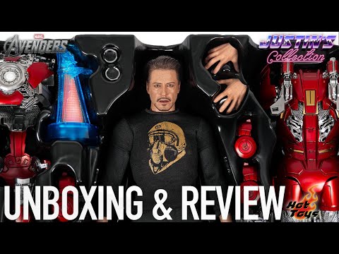 Hot Toys Iron Man Mark 7 Suit-Up Tony Stark Unboxing & Review