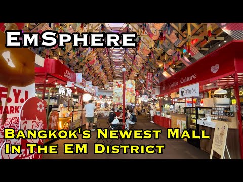 Quick Tour of EmSphere | New Mall with Great Food Choices | Ikea | EM District | Bangkok, Thailand