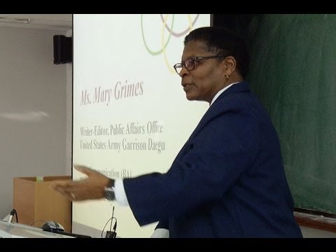 AFN Daegu - AFN Korea Update - Ms. Grimes talks to International students