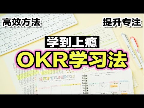 【干货】OKR学习法！让你学到上瘾的万能公式 学霸都在用的方法 高效学习秘诀 效率爆增 自律上瘾 学生党必看 学渣逆袭