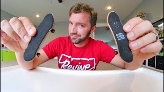 TECH DECK VS PROFESSIONAL FINGERBOARD! / Which is better!?