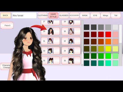 New! Hairstyle in Sakura School Simulator ✨🌸 Tutorial : Sakura School Simulator