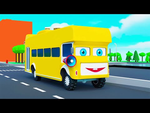 The Wheels On The Bus Go Round n Round | Nursery Rhymes & Songs for Kids | Pilli Go