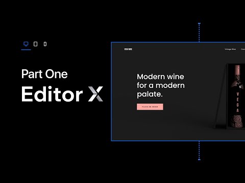 Building a Website with Editor X - Part 1