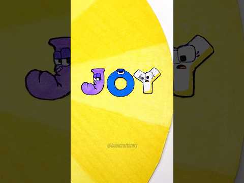 💛 Paper Alphabet Lore JOY #shorts