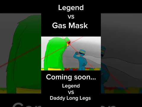 Legend Vs Gas Mask / #flipaclip #animation #poppyplaytime #rainbowfriends #shorts