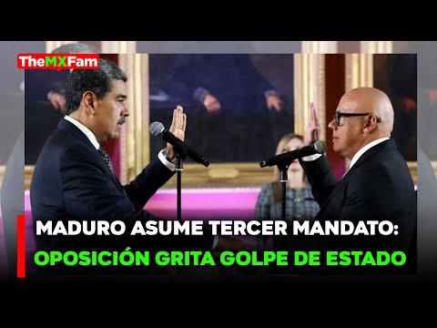 🔴NOTICIAS | VENEZUELA BAJO TENSIÓN: MADURO ASUME, LA OPOSICIÓN NO CESA | TheMXFam