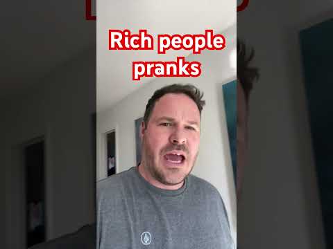 rich people pranks #pranks #marriedlife #rich #stitch