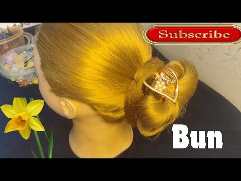 Very Amazing Clucher Bun👌🙏🙏👍, Hair Style for Girl, #viralvideo #youtuber #youtube #1000subscriber