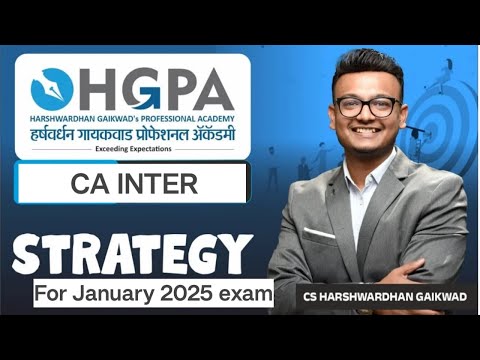 CA INTER STUDY PLAN | JAN 25 EXAMS | SINGLE GROUP OR BOTH | EXAMS | TIME TABLE | HGPA