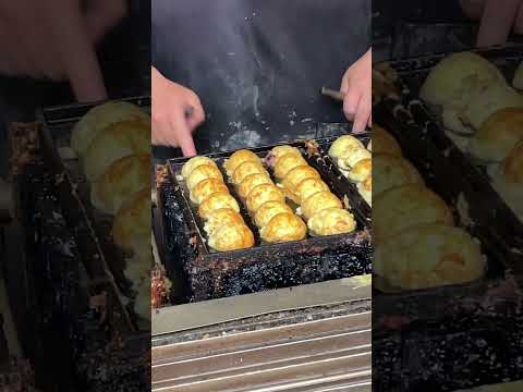 Japanese Octopus Ball in Tokyo #streetfood