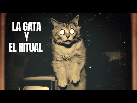 La gata y el ritual satánico.