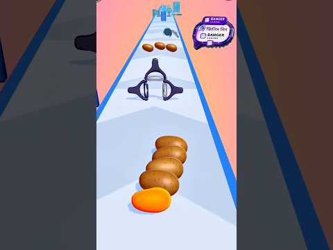 Alu ka chips 🤩 Potato run funny gameplay 114 #trending #gaming #shorts