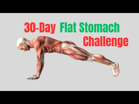 30 Day Flat Stomach Challenge - Lose Stomach Fat In 30 days