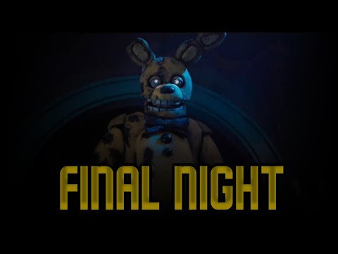 Final Night (The End but Springtrap & Mike Schmidt sing) | FNF Cover