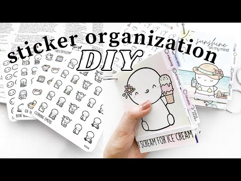 Planner Sticker Organization DIY | Organize With Me!