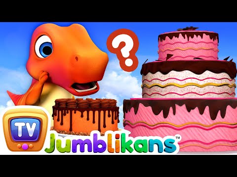 The Big and Small Birthday Party Song with Jumblikans Dinosaurs – ChuChuTV Toddler Learning Videos