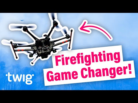 How is this Drone Tackling Wildfires? | Twig Science Reporter