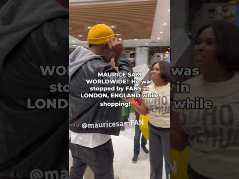 📍LONDON, ENGLAND #mauricesam stopped by fans‼️❤️🌎💯 #shortsfeed